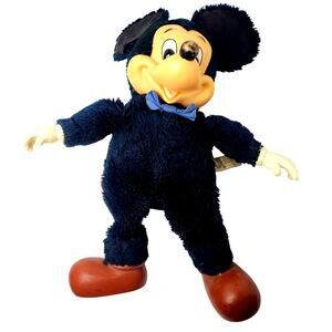 15" Rare Old Vintage Mickey Mouse Collectible Plush Stuffy By Applause